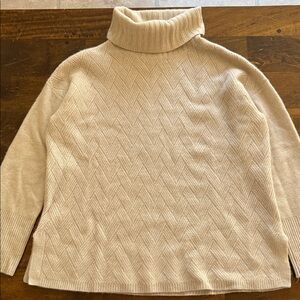 Magaschoni Cashmere Cream Cowl Neck Sweater